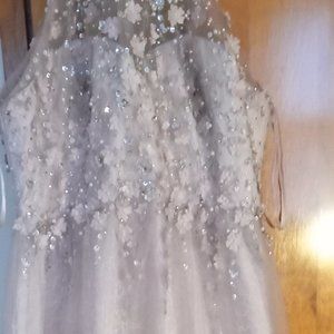 Pink floor length gown